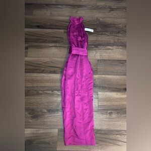 French Connection women’s pink Evening Gown with belt new with tags size 6